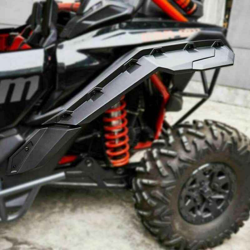 Front & Rear Extended Fender Flares For Can Am Maverick X3 R 20172021