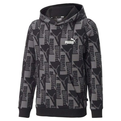 

Толстовка с капюшоном для мальчиков Puma Power Aop Black 67009601, Черный
