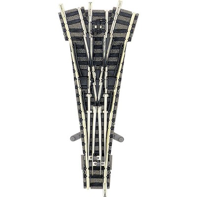 Aiguillage triple N Voie piccolo avec ballast