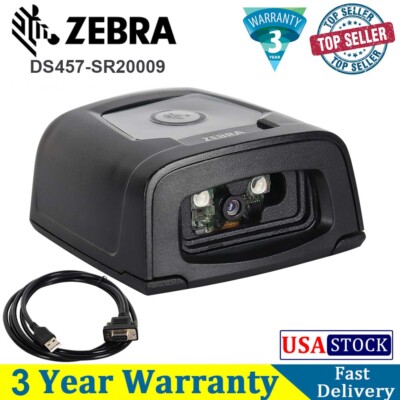 Zebra DS457-SR20009 Fixed Mount Wired 1D 2D Image Bar Code Reader Scanner