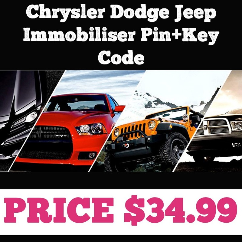 Service Information Immobilizer Pin Code And Key Code For Chrysler