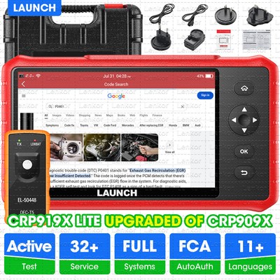 LAUNCH X431 CRP919X LITE Bidirectional Scanner Full System Diagnostic K~y Coding