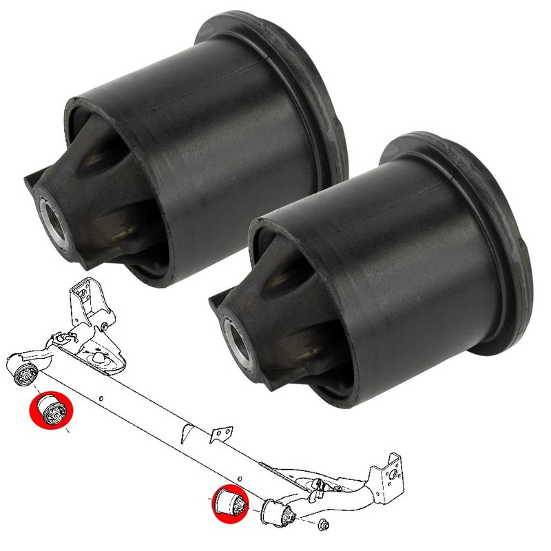 Silentblocs Du Corps D'Essieu ArriÃ¨Re Pour Renault Captur 2013-2020
