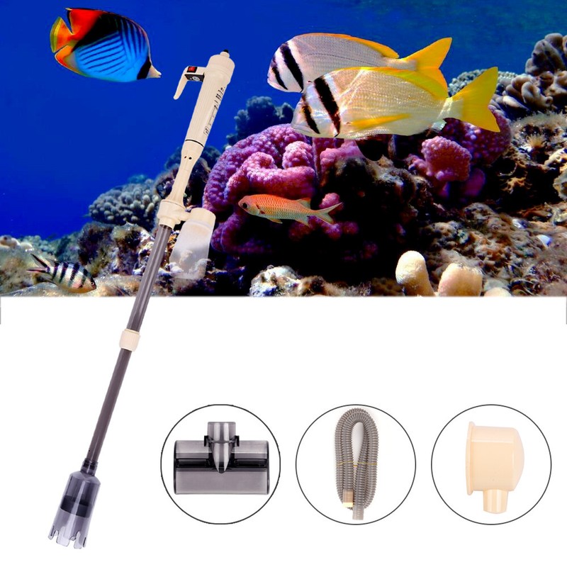 Aquarium Wasserwechsel Elektrische Mulmsauger Einstellbar Bodenreinigung