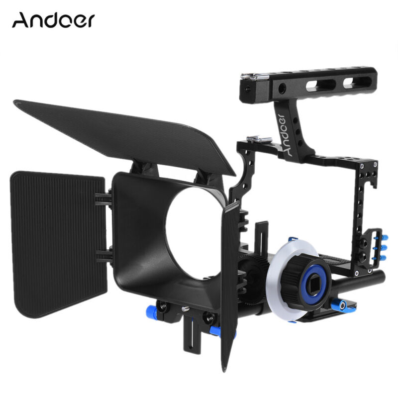 Andoer Camera Camcorder Video Cage Rig Kit Film Making System