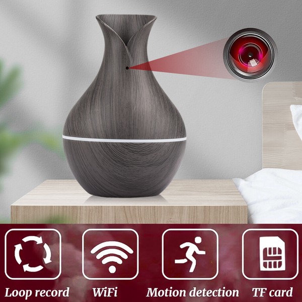1080P HD WIFI Air Freshener Home Security Nanny Camera Portable Video Recorder - Image 4