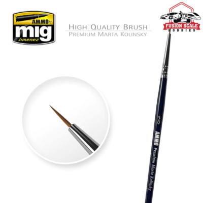 Ammo Mig Jimenez Marta Kolinsky Round Brush 5/0
