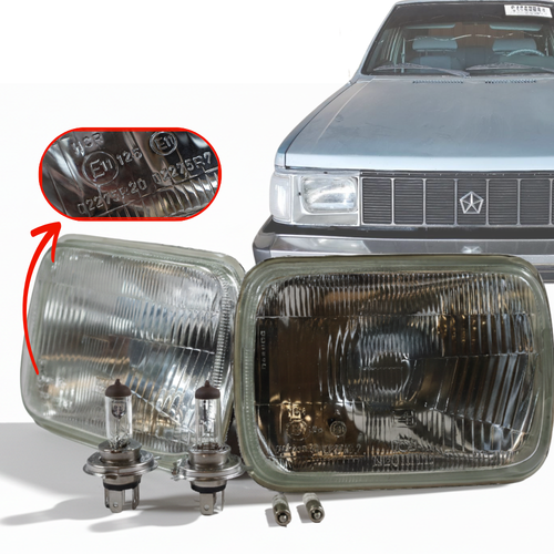 200MM H4 E‑MARK HEADLIGHT SET FOR PLYMOUTH HORIZON OMNI 024 RAMPAGE SCAMP RELIAN