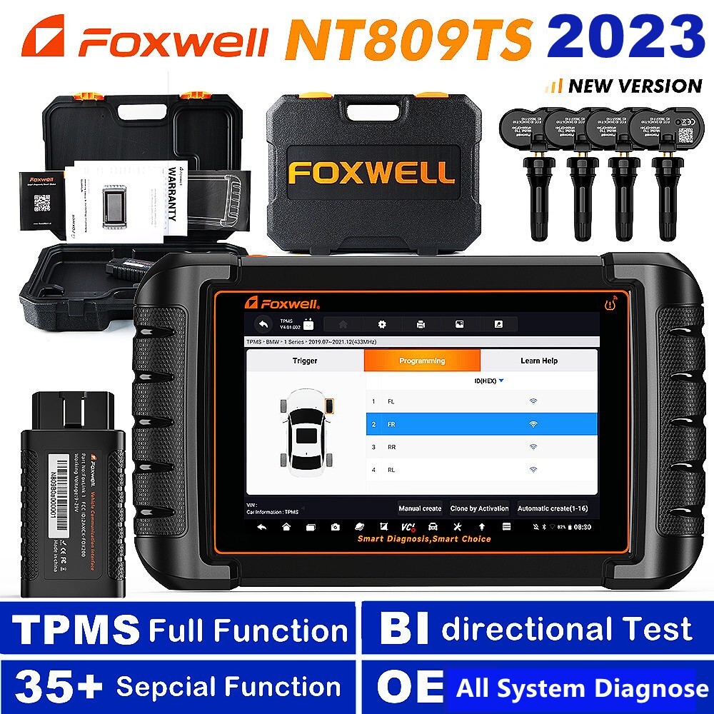 Automotive Obd2 Scanner Tpms Relearn Reset Tool Tire Pressure Sensor