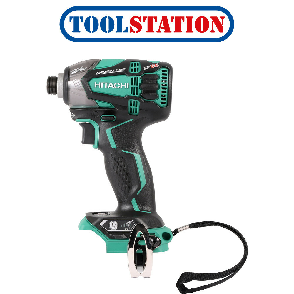 Hikoki WH18DBDL2 18V Li-Ion Cordless Brushless Impact Driver Body Only ...