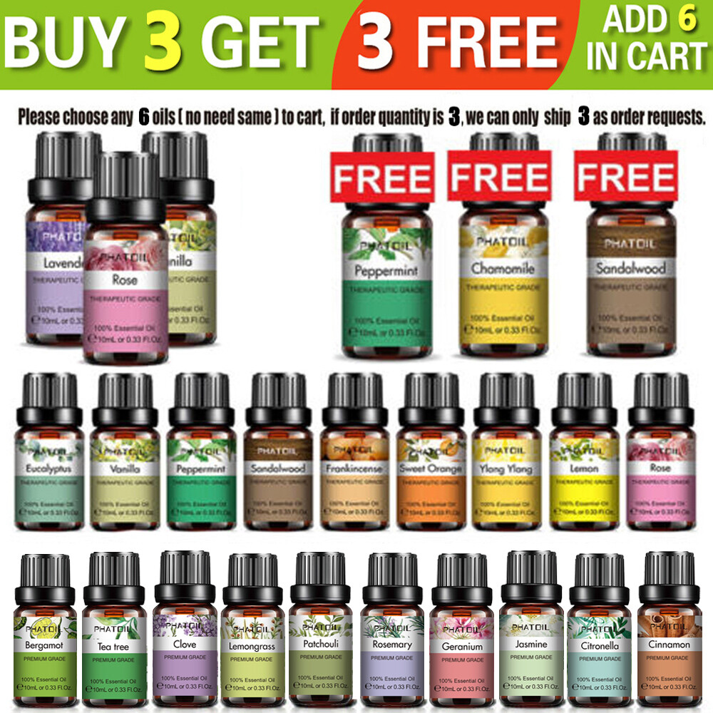 10ml Essential Oils 100% Pure Aromatherapy Plant Therapy Fragrance Oil