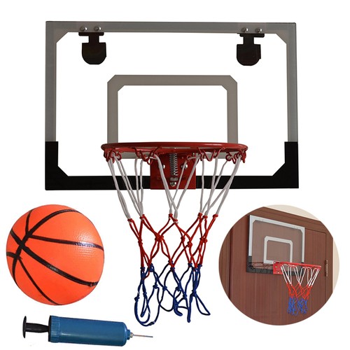 Mini Basketball Hoop System Kids Goal Over The Door Indoor Sports