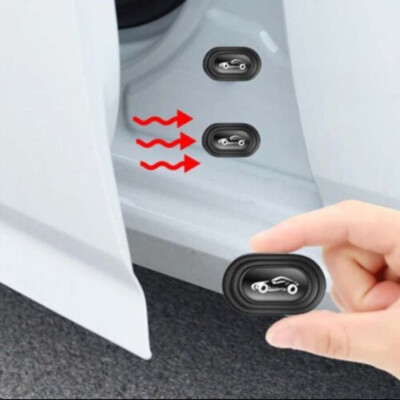10X Car Accessories Door Anti-Shock Silicone Pad Shock-Absorbing Thicken Gasket