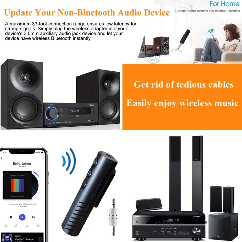 Auxiliary Receiver Bluetooth Transmitter For Car Auto To Connect The Phone NEW