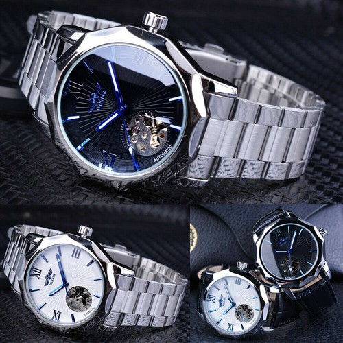 WINNER Herren Armbanduhr Klassiker Business Mechanische Mechanik Edelstah Armban
