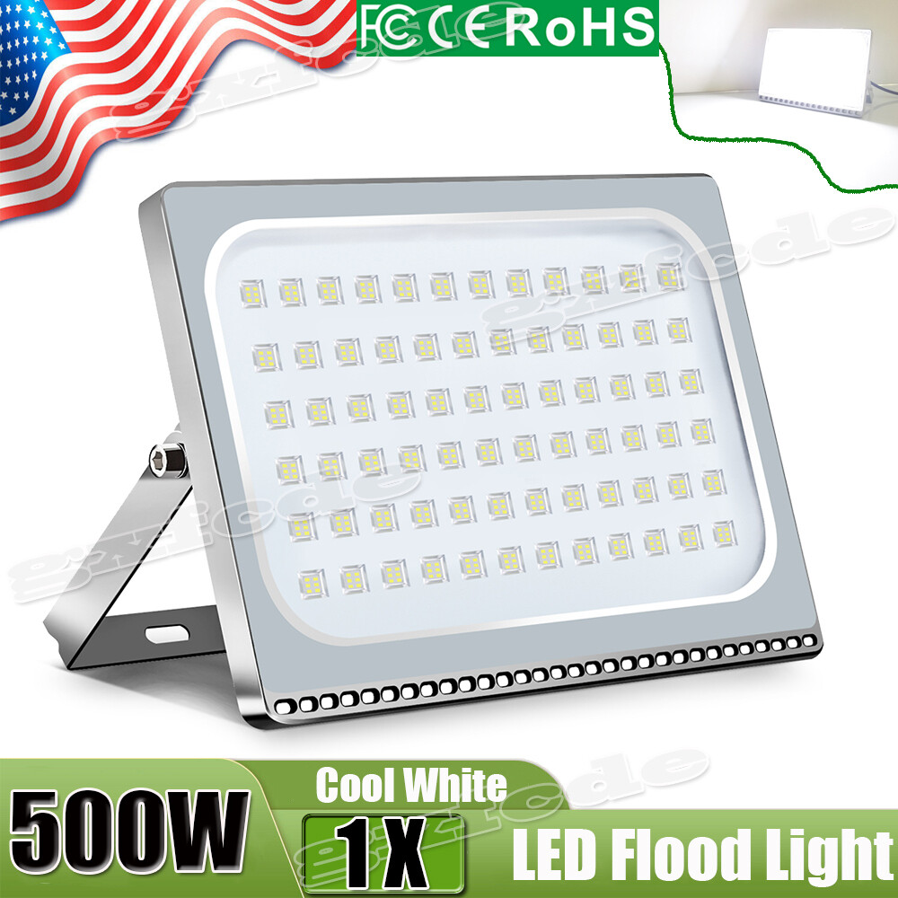 500W Watt LED Stadium Light LED Flood Light Lamp Spotlight Garden Exterior Bulb