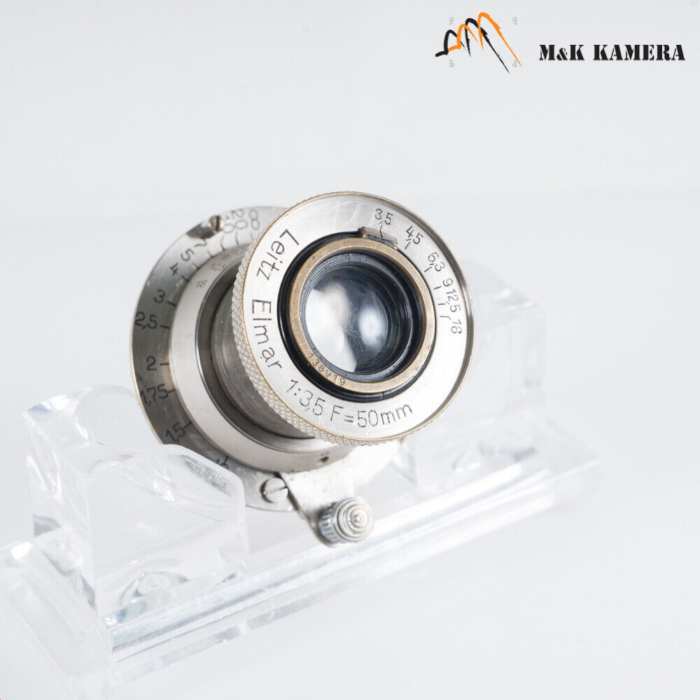 LEITZ Leica Elmar L39 50mm/F3.5 Nickel plated Lens LTM LEITZ Leica Elmar L39 50mm/F3.5 Nickel plated Lens LTM