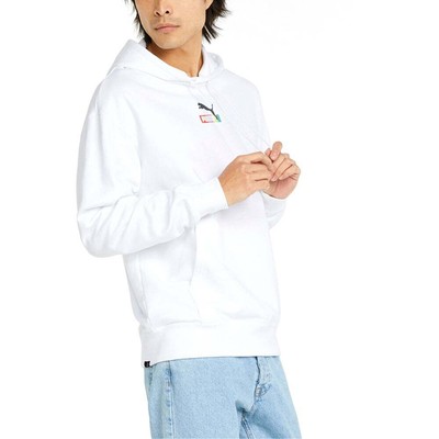 

Puma Brand Love Multiple Pullover Hoodie Mens Size  Повседневная верхняя одежда 53365802, Белый