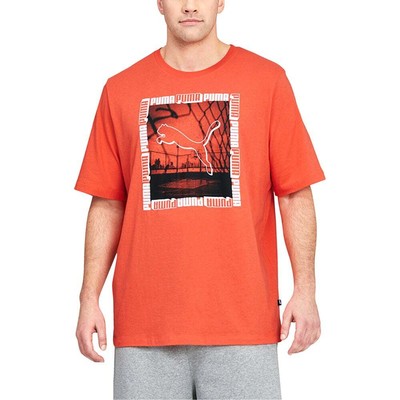 

Puma Free Throw Graphic Crew Neck Футболка с коротким рукавом Big Tall Mens Orange Casu, Оранжевый, Puma Free Throw Graphic Crew Neck Short Sleeve T-Shirt Big Tall