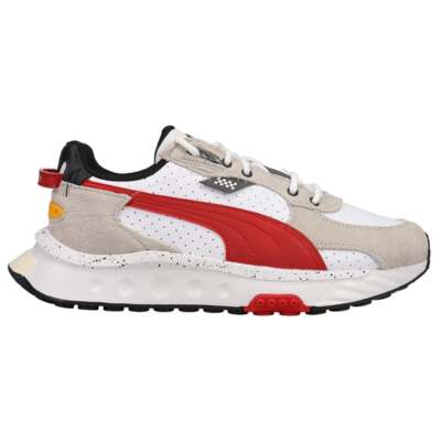 

Мужские белые кроссовки Puma Ferrari Wild Rider Lace Up Повседневная обувь 306937-02, Белый, Puma Ferrari Wild Rider Lace Up