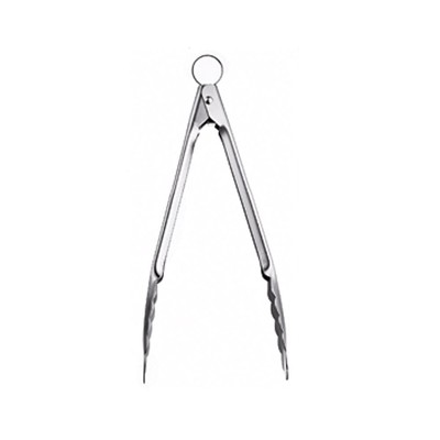 Stainless Steel Mini Tongs, 7'' White