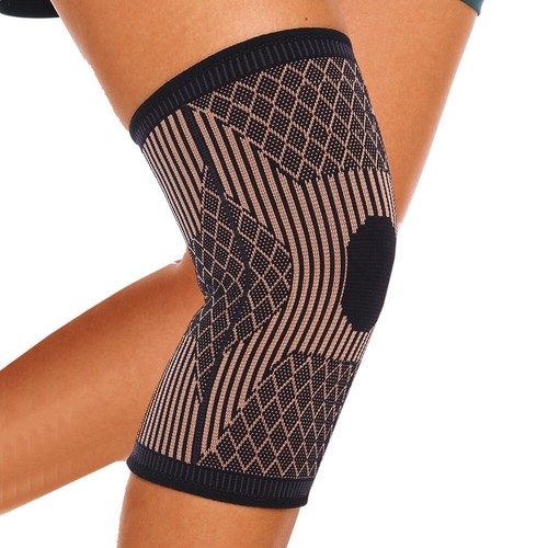 Knee Sleeves Compression Brace Support Sport Joint Injury Pain Arthritis Copper