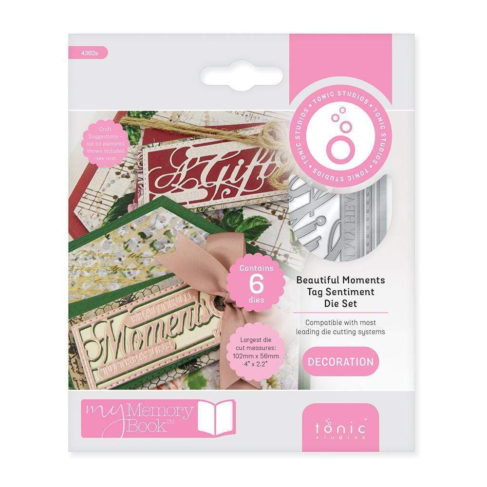 Tonic Studios Stanzschablone 6tlg. - Memory Book Sweet Recollections Half Cut