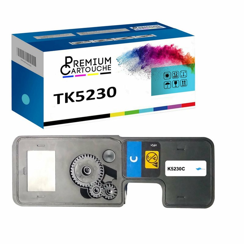 Premium Cartouche X1 Toner Tk5230c 1t02r9cnl0 (Cyan) Compatible Pour Kyocera