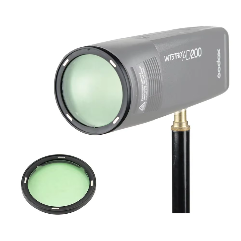 AK-R1 Barn Door, Snoot, Color Filter, Reflector, Honeycomb, Diffuser Ball Kits f