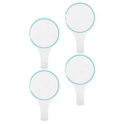  4 Pcs Score Board Mini Football White Dry Erase Erasable Whiteboard Paddle
