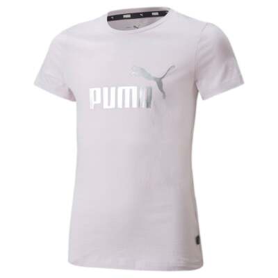

Футболка Puma Essentials+ с круглым вырезом и короткими рукавами с логотипом для девочек, размер , повседневная, Фиолетовый, Puma Essentials+ Logo Crew Neck Short Sleeve T-Shirt Youth