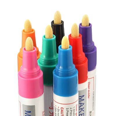 12pcs/set Waterproof Permanent Paint Marker Pen Car Tyre Tire Tread Rubber Metal