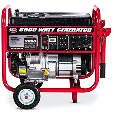 All Generators Power America APGG6000, Watt Generator, 6000W Gas Portable EPA 