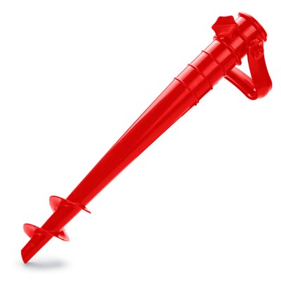 Plastic Beach Umbrella Sand Anchor, Red Sbum-303