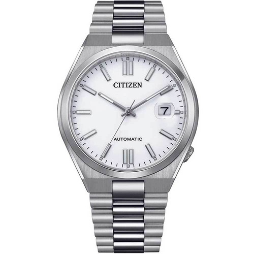 Pre-owned Citizen Nj0150-81a Automatic White Dial Stainless Steel Tsuyosa Sapphire