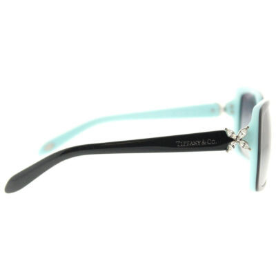 Pre-owned Tiffany & Co . Tf 4047b 80553c Top Black On Azure Sunglasses Grey Gradient In Gray