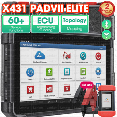 LAUNCH X431 PAD VII ELITE PAD 7 PRO Diagnostic Scanner K-e-y Pr0gramming Coding
