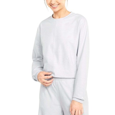 

Puma Cloudspun Crew Neck Training Sweatshirt Womens Grey Casual Tops 520948-72