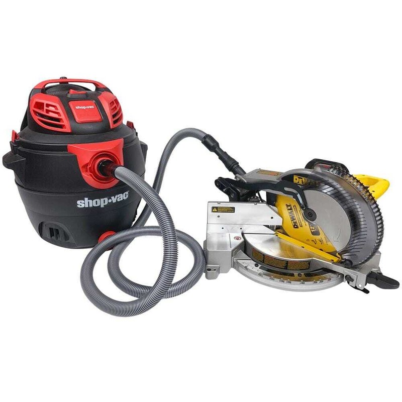 30 Ft. Shop Vacuum Hose and Swivel Adapter Power Tool Set for Wet/Dry Vacuums