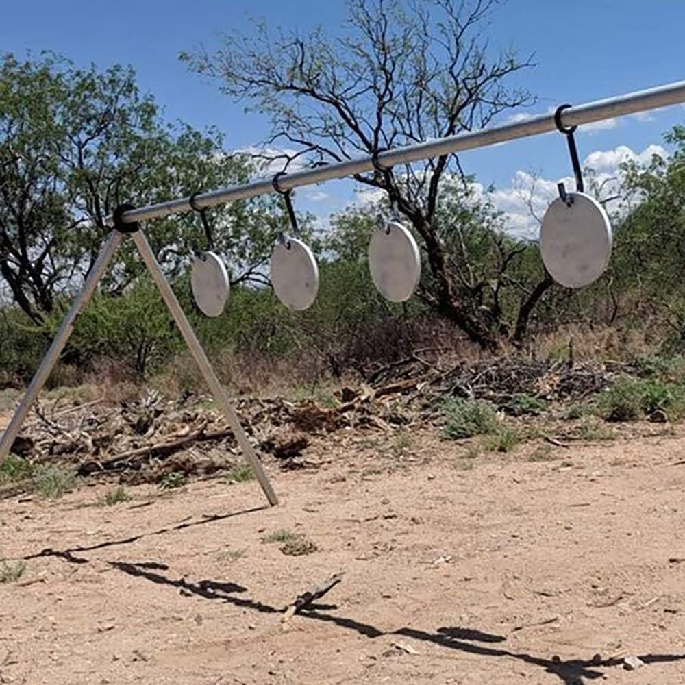 AZOART AR500 Steel Target Hanger Shooting Target Hook Metal Gong Target Hanging