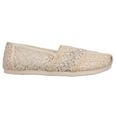 

TOMS Alpargata Женские бежевые туфли без шнуровки с цветочным принтом на плоской подошве в стиле кэжуал 10015069T, Бежевый, TOMS Alpargata Floral Lace Slip On