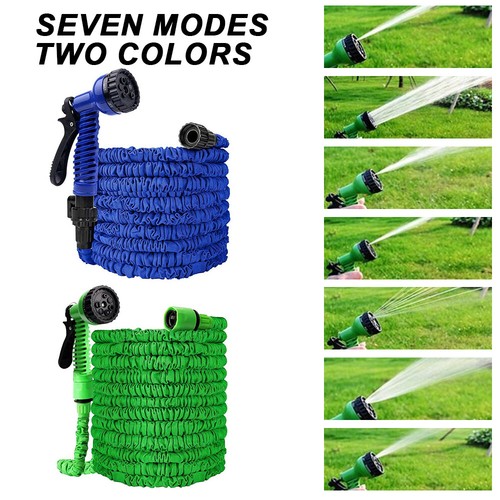 25,50,75,100FT Expanding Garden Hose Pipe Expandable Flexibl