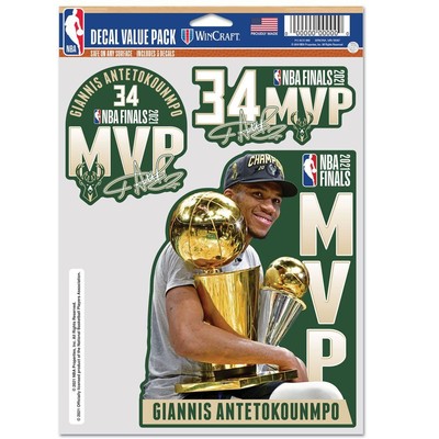 Многоцелевая наклейка MVP Милуоки Бакс Янниса Адетокоунмпо