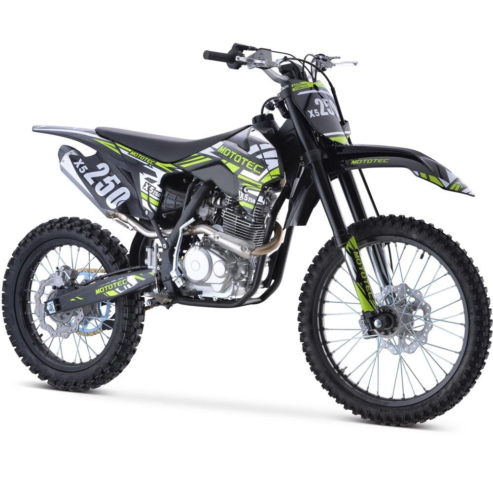 Moteur 250cc 4 Temps MotoTec X5 Pour Dirt Bike à Essence - Moteur ZS166FMM Neuf Sous Caisse