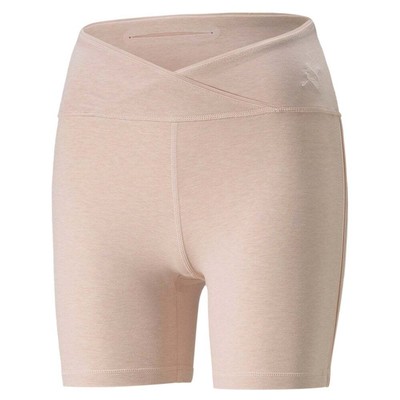 

Puma Exhale Cross Studio High Waisted Athletic Shorts Womens Pink Casual Athleti, Розовый, Puma Exhale Cross Studio High Waisted Athletic Shorts