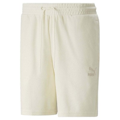 

Мужские шорты Puma Classics Toweling 8 дюймов, размер , повседневная одежда 53358165, Белый, Puma Classics Toweling 8" Shorts