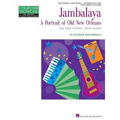 Jambalaya Piano Library Series Book by Eug?nie Rocherolle (Level Inter)
