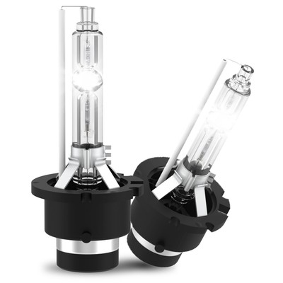 AUXITO D2S D2R LED Headlight Bulbs High Low Beam Conversion Kit HID TO LED White
