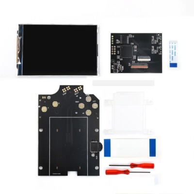 Full Size IPS V3 Backlight Backlit LCD For Game Boy DMG GB DMG and 3D Bracket