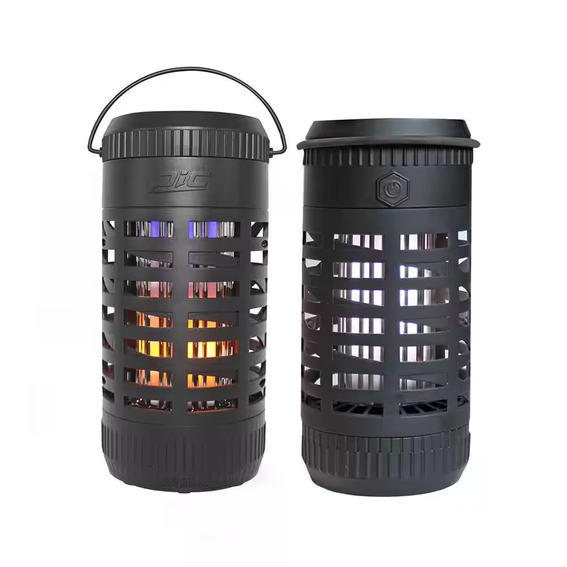 Solar Portable Insect Killer, 3-In-1 with Flickering Flame, 